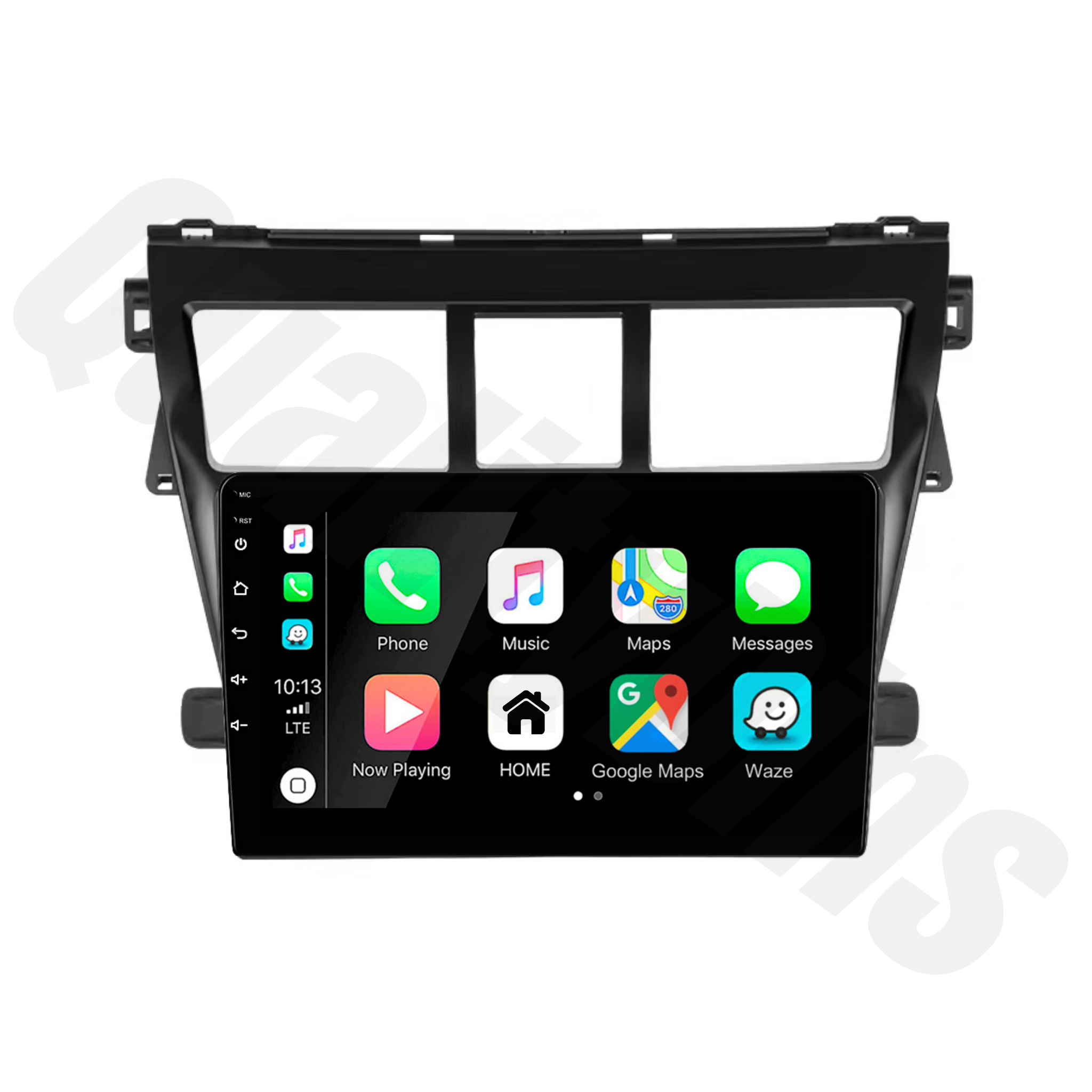 Toyota Yaris (Sedan) 2005-2011 | Apple CarPlay & Android Auto Head Unit Upgrade Kit