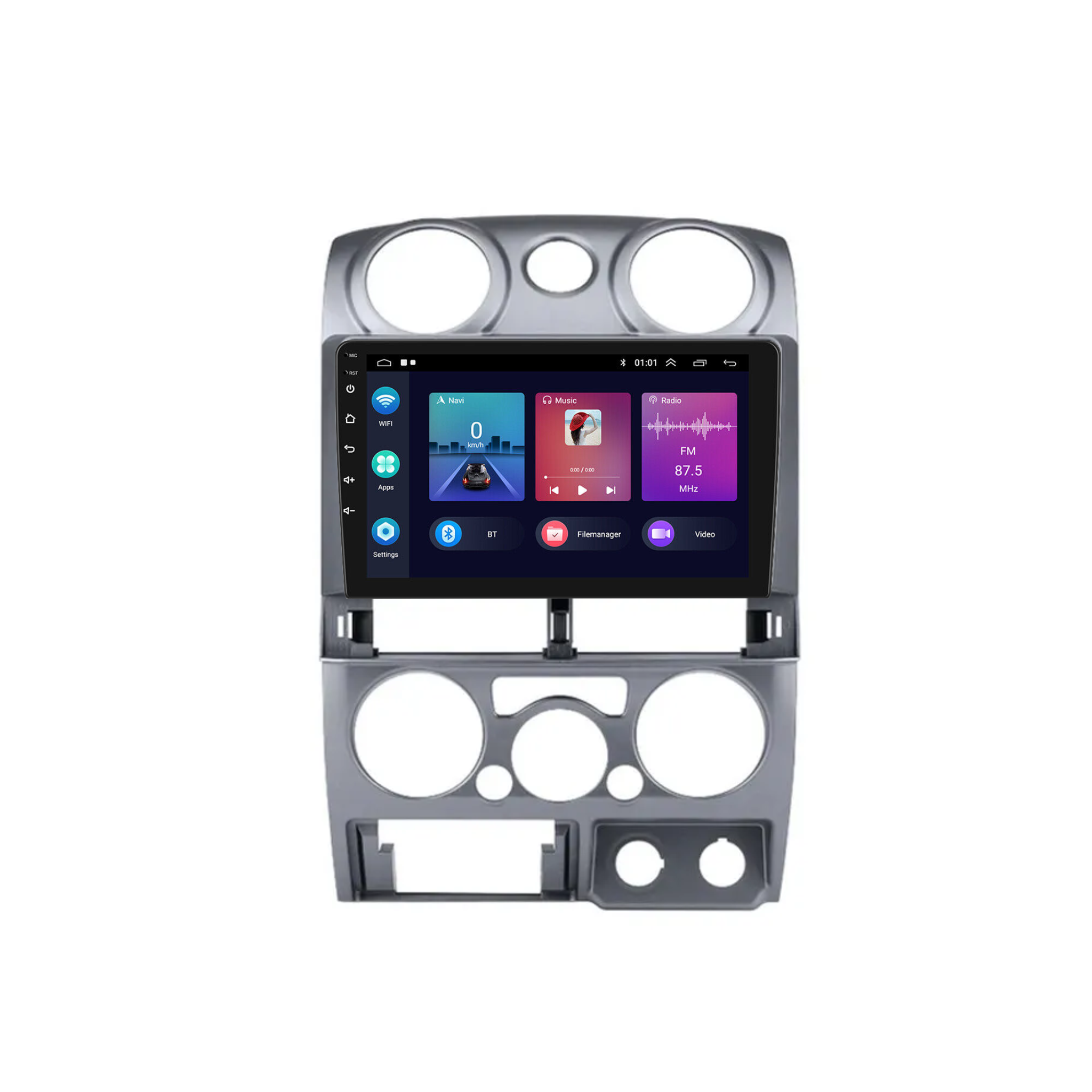 Holden Colorado 2008-2012 Apple CarPlay and Android Auto Plug and Plug Head Unit Upgrade Kit