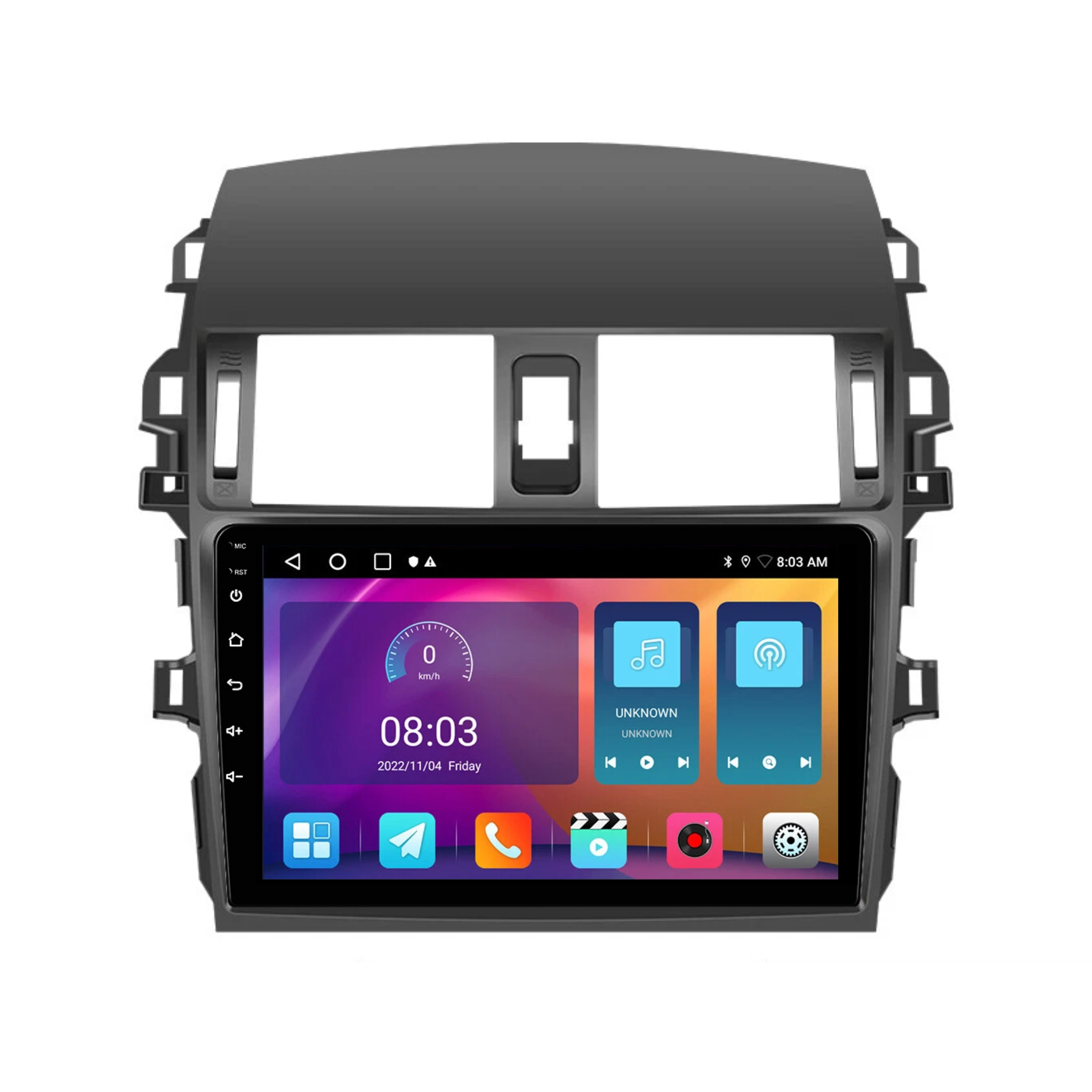 Toyota Corolla 2009-2013 Apple CarPlay and Android Auto Plug and Plug Head Unit Upgrade Kit