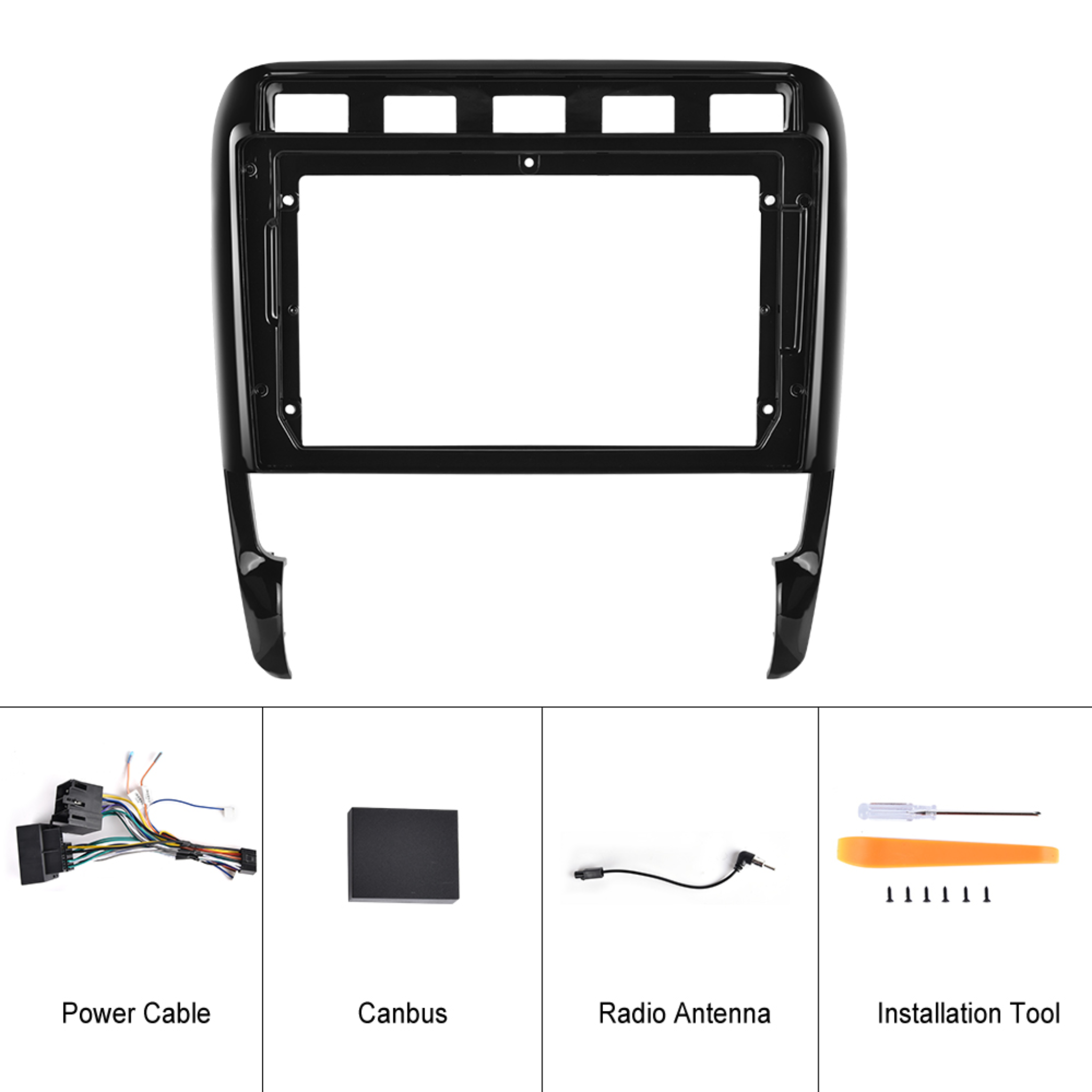 Porsche Cayenne 2002-2010 Apple CarPlay and Android Auto Plug and Plug Head Unit Upgrade Kit