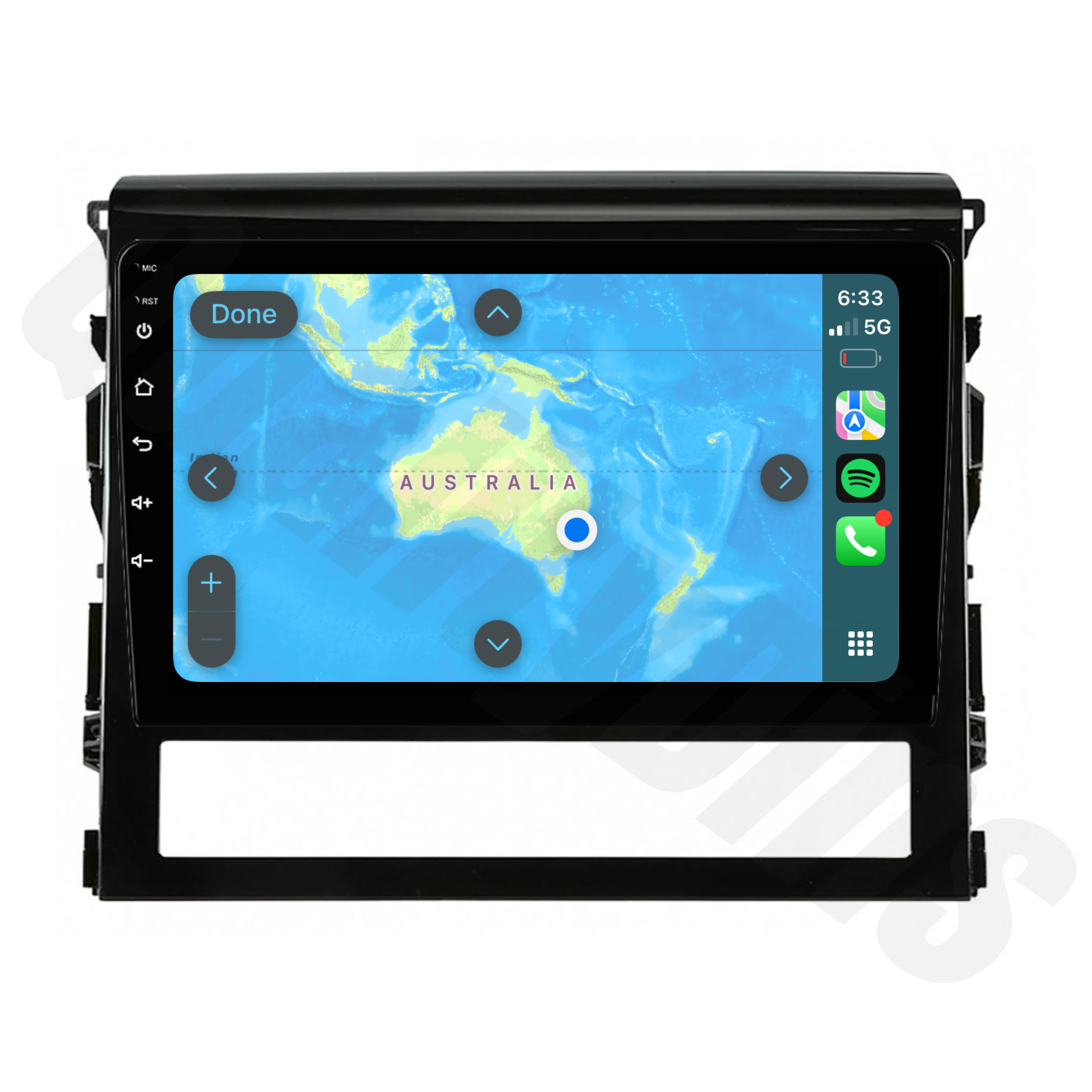 Toyota Landcruiser 200 Series (GXL & Altitude) 2016-2021 | Apple CarPlay & Android Auto Head Unit Upgrade Kit