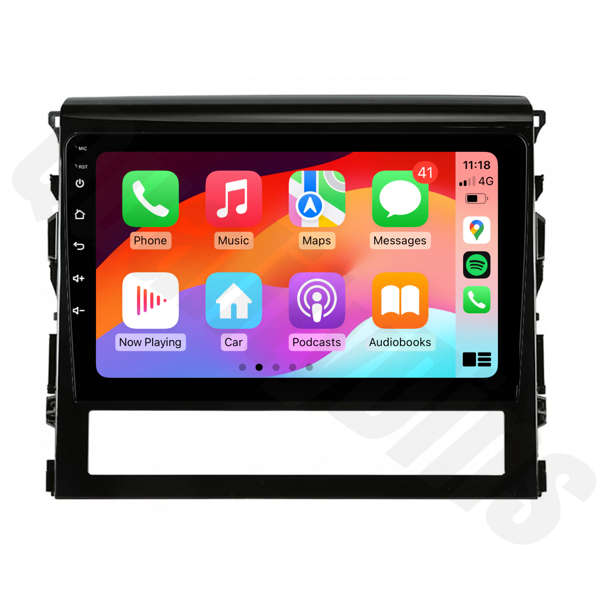 Toyota Landcruiser 200 Series (GXL & Altitude) 2016-2021 | Apple CarPlay & Android Auto Head Unit Upgrade Kit