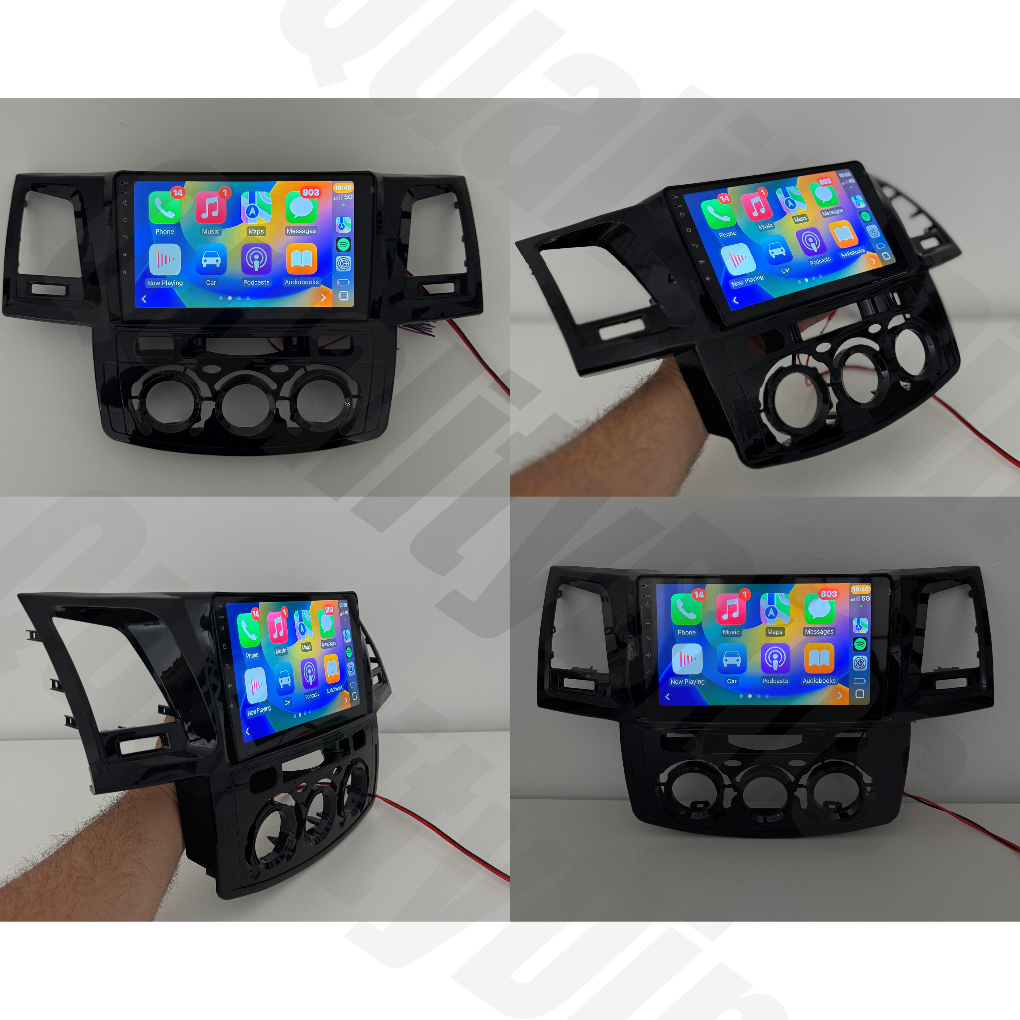 Toyota Hilux N70 2006-2015 | Apple CarPlay & Android Auto Head Unit Upgrade Kit
