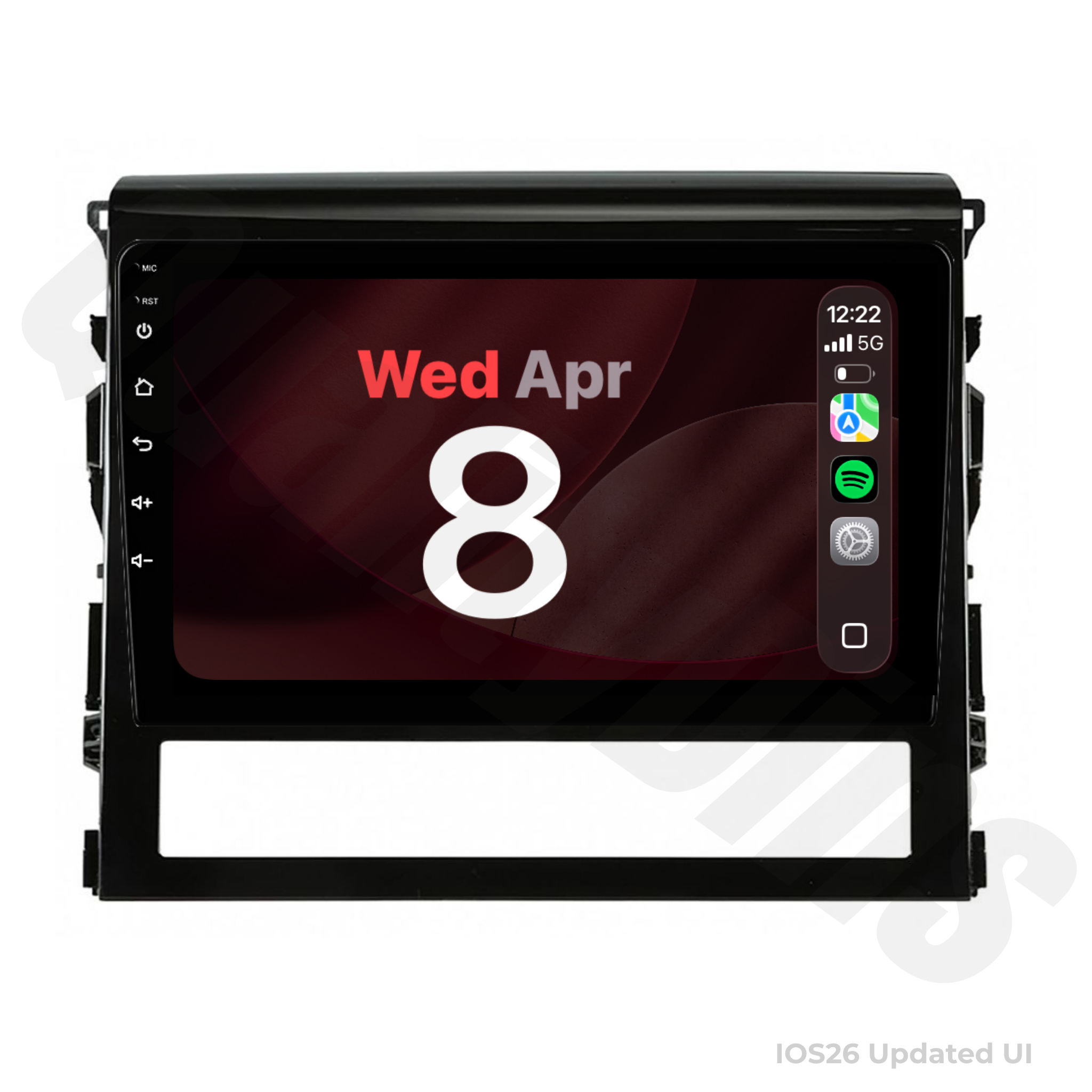 Toyota Landcruiser 200 Series (GXL & Altitude) 2016-2021 | Apple CarPlay & Android Auto Head Unit Upgrade Kit