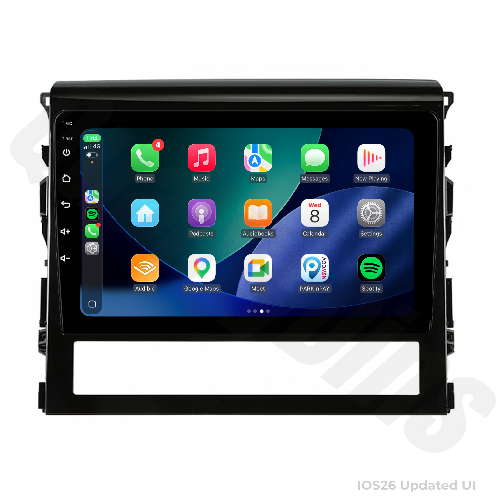Toyota Landcruiser 200 Series (GXL & Altitude) 2016-2021 | Apple CarPlay & Android Auto Head Unit Upgrade Kit