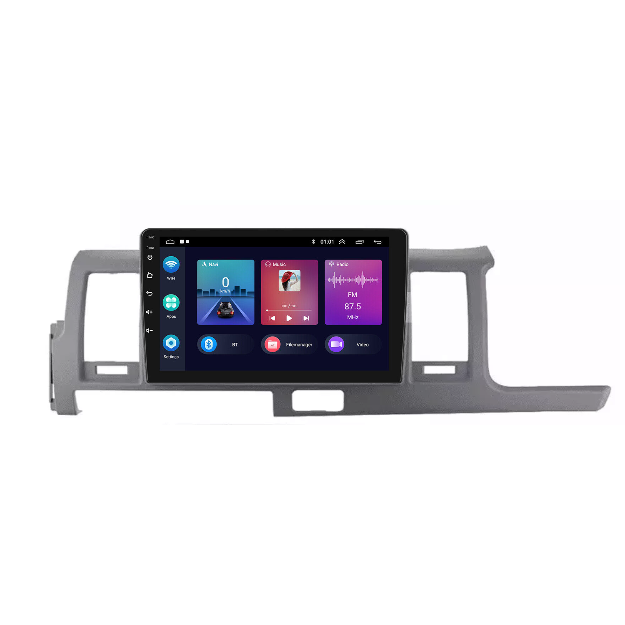 Toyota Hiace 2004-2018 Apple CarPlay and Android Auto Plug and Plug Head Unit Upgrade Kit