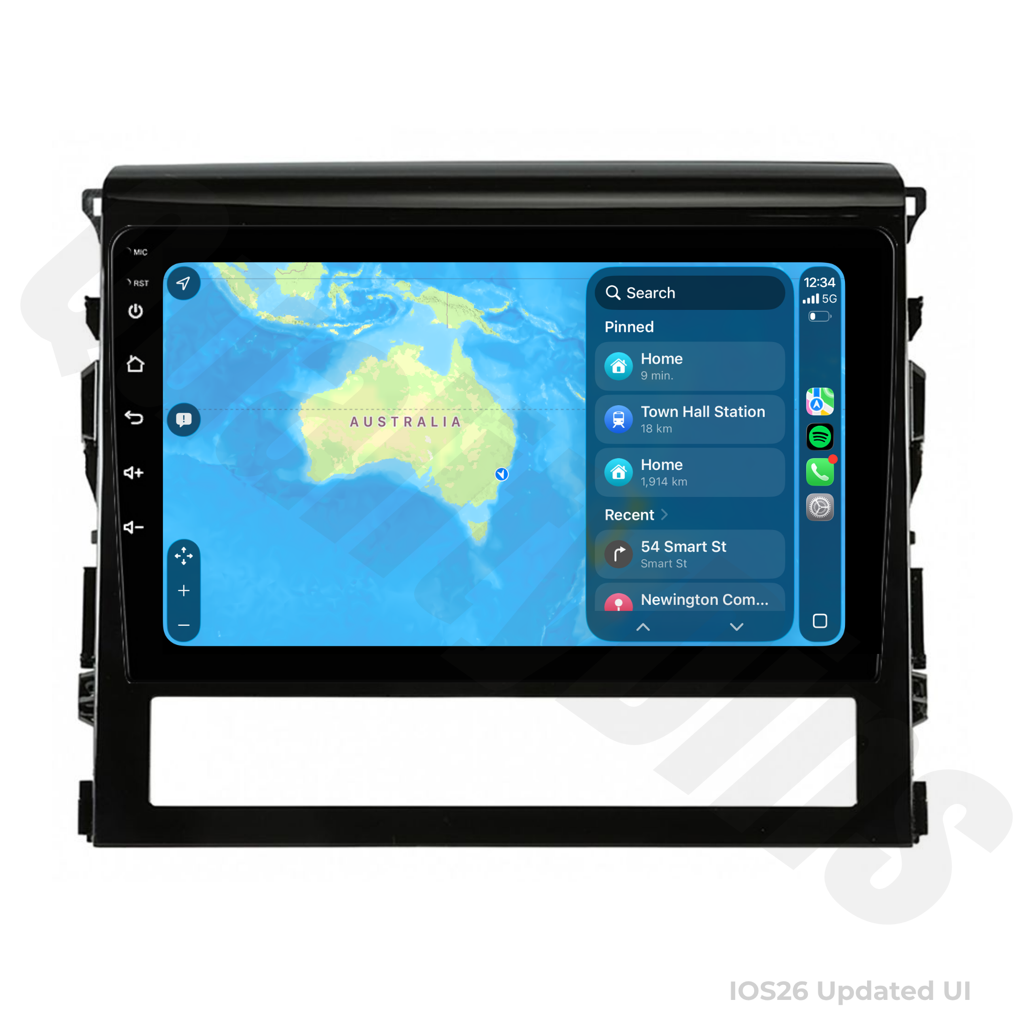 Toyota Landcruiser 200 Series (GXL & Altitude) 2016-2021 | Apple CarPlay & Android Auto Head Unit Upgrade Kit