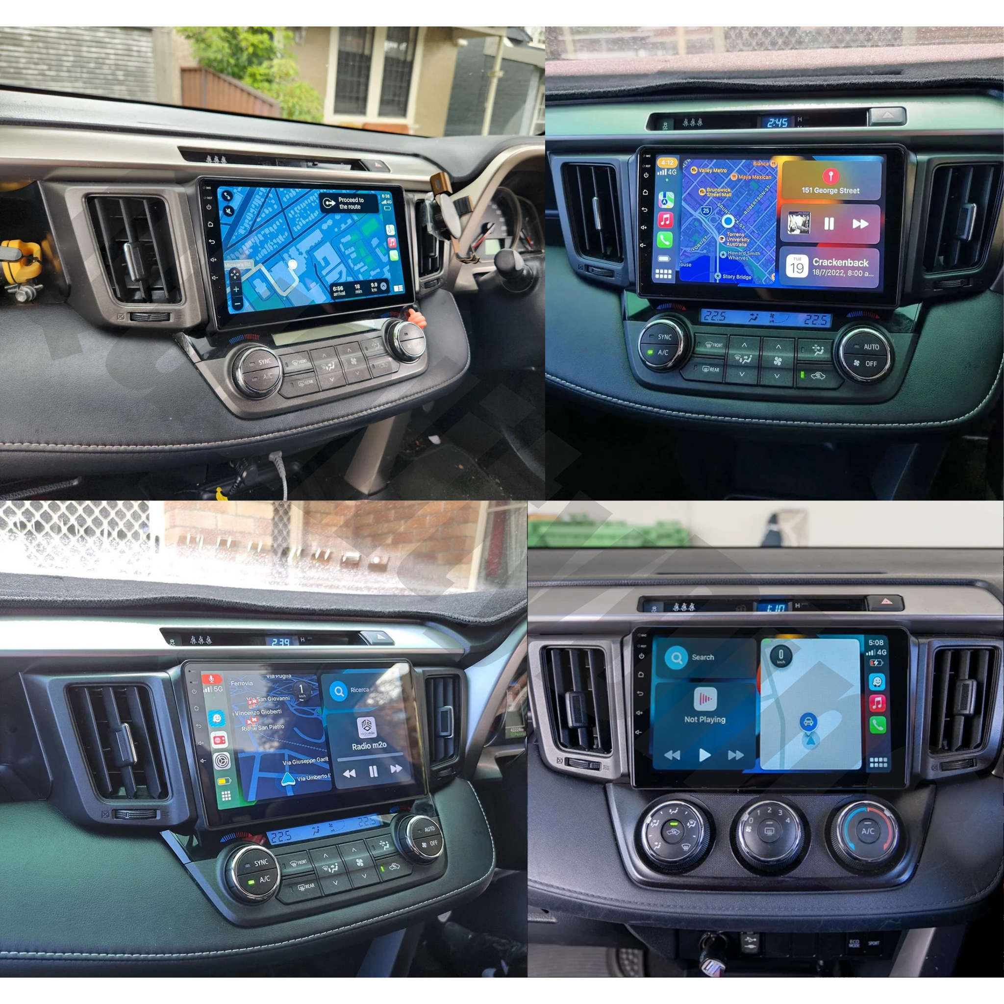 Toyota Rav 4 2013-2018  | Apple CarPlay & Android Auto Head Unit Upgrade Kit