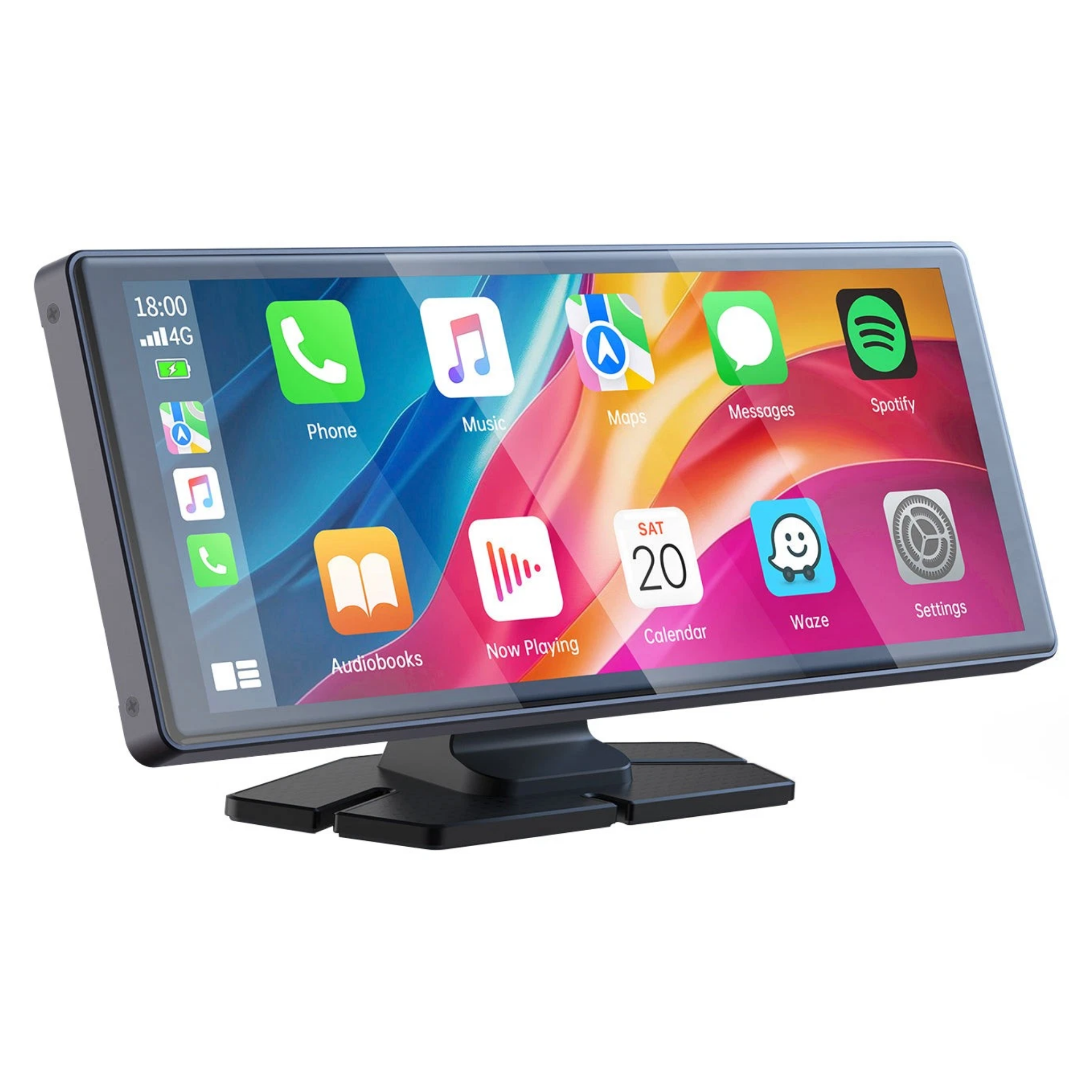 9.3″ Wireless Apple CarPlay & Android Auto Tablet with Built-In Dash Cam