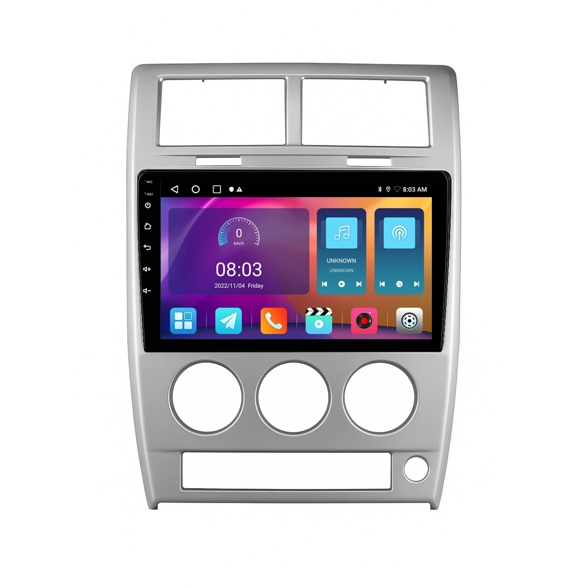Jeep Cherokee 2008–2011 Apple CarPlay and Android Auto Plug and Plug Head Unit Upgrade Kit