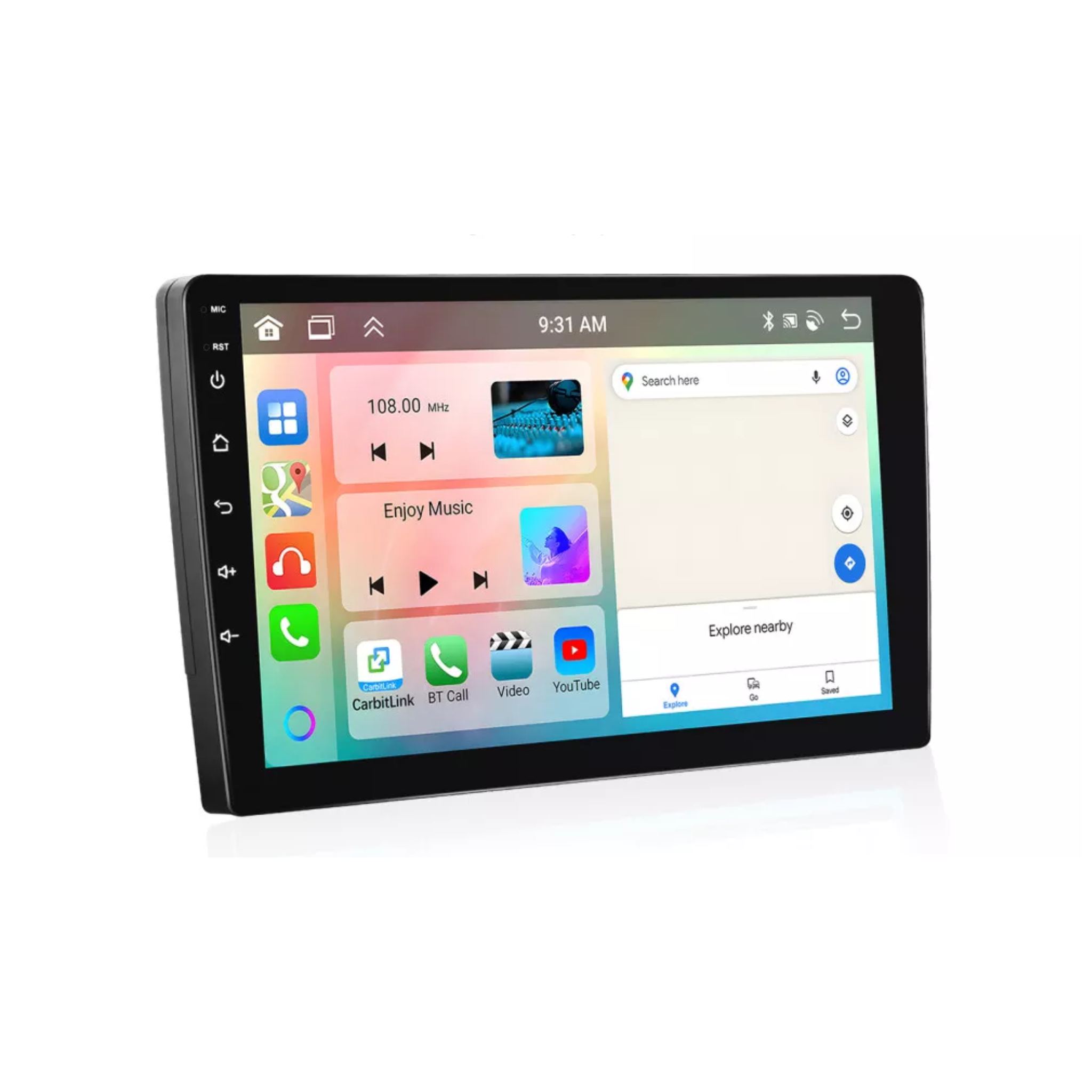 Jeep Cherokee 2008–2011 Apple CarPlay and Android Auto Plug and Plug Head Unit Upgrade Kit