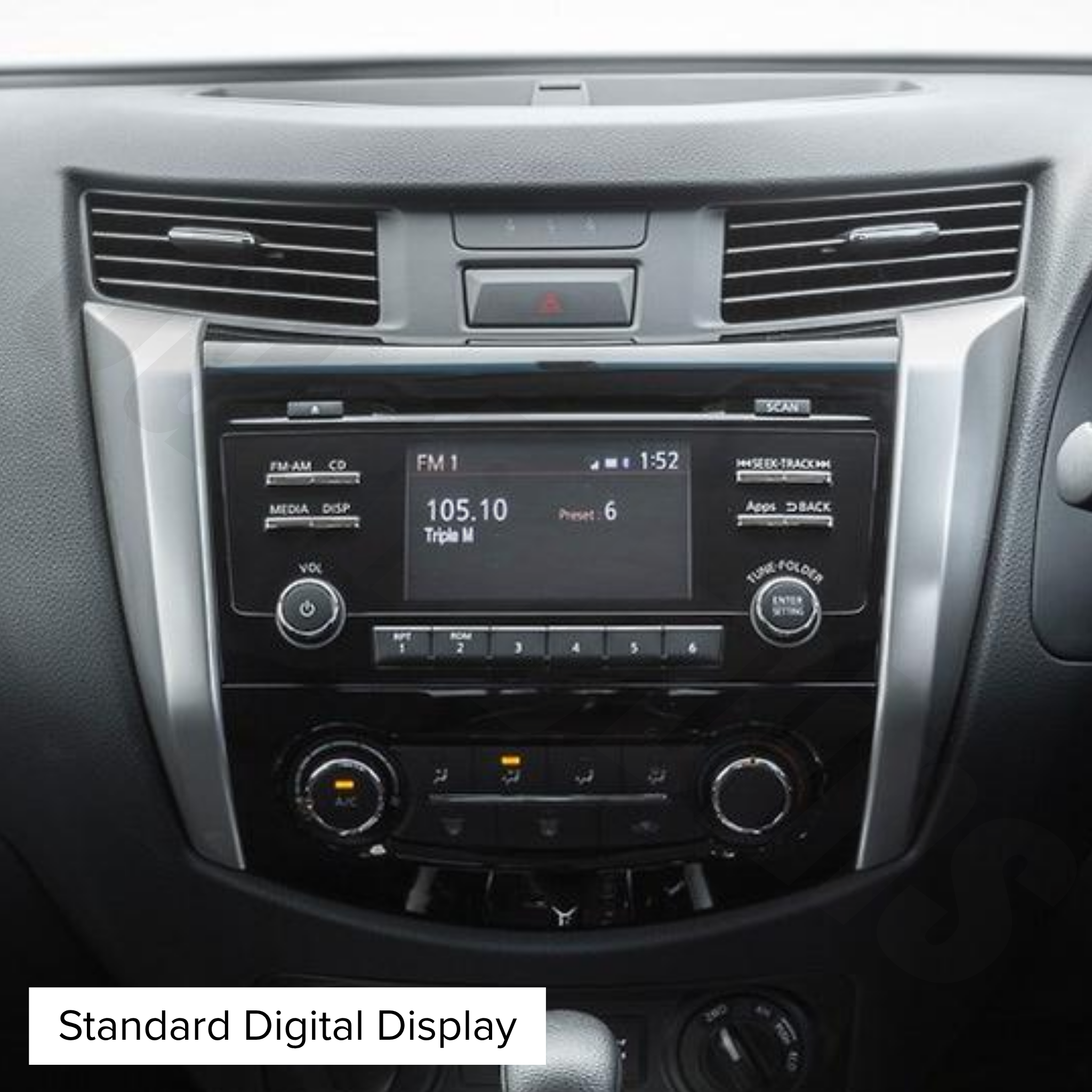 Nissan Navara NP300 2015-2022 | Apple CarPlay & Android Auto Head Unit Upgrade Kit