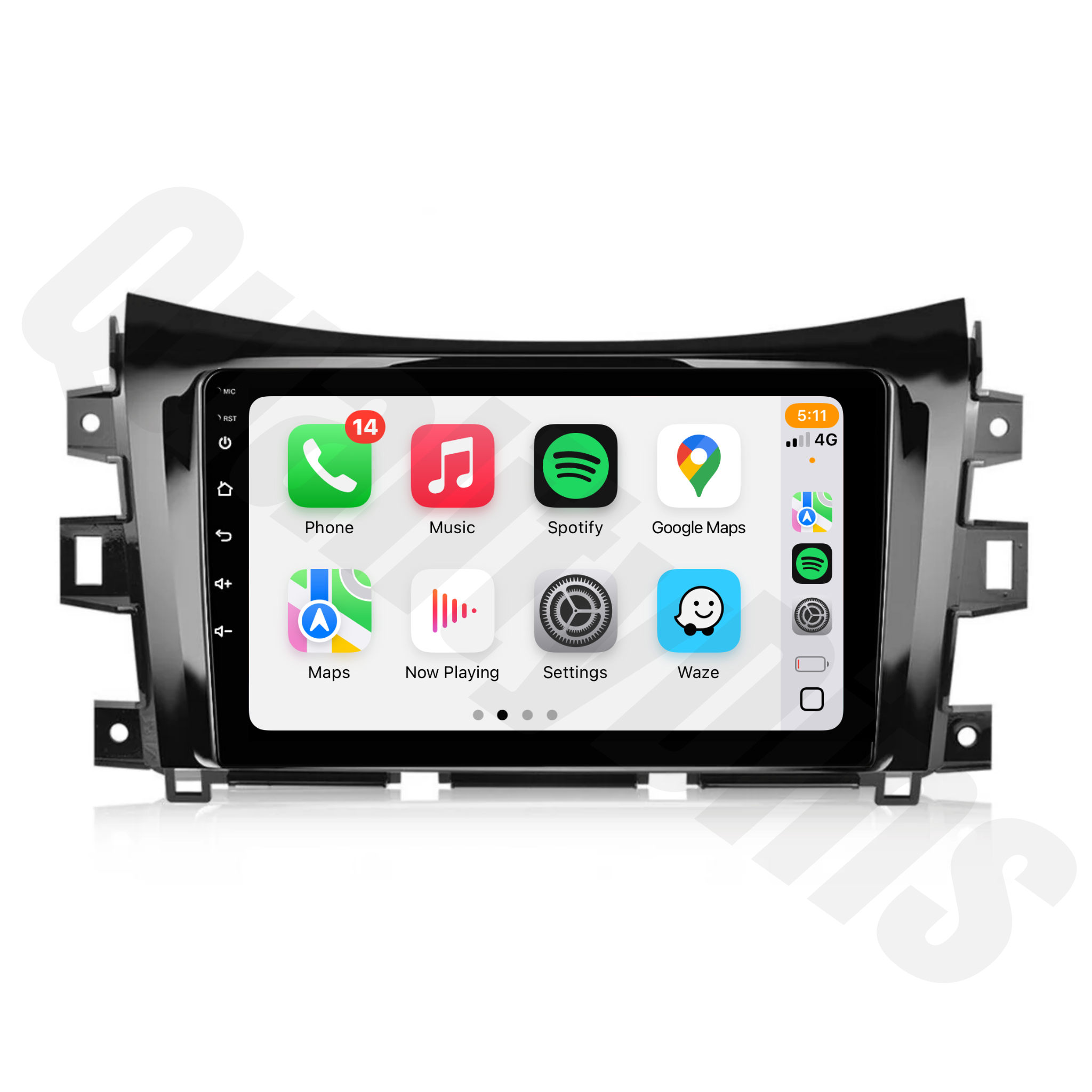 Nissan Navara NP300 2015-2022 | Apple CarPlay & Android Auto Head Unit Upgrade Kit