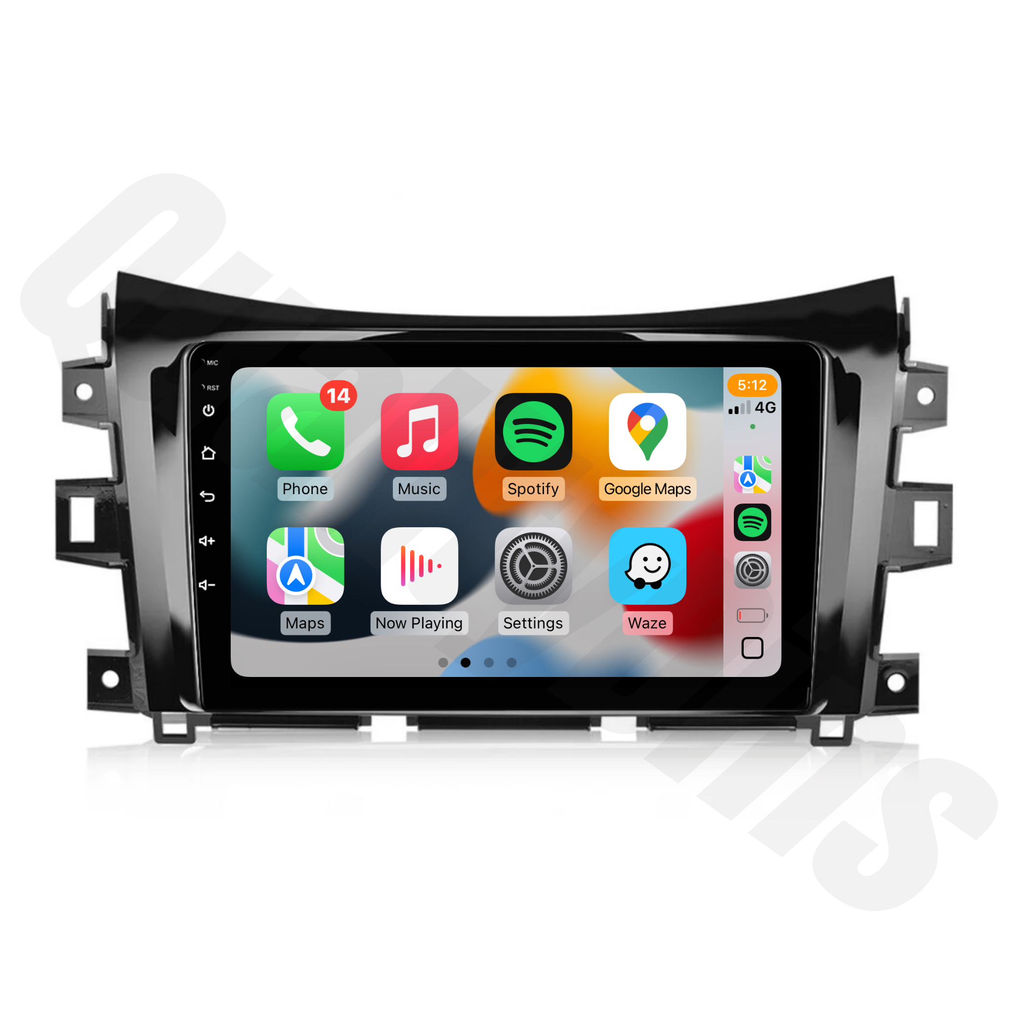 Nissan Navara NP300 2015-2022 | Apple CarPlay & Android Auto Head Unit Upgrade Kit