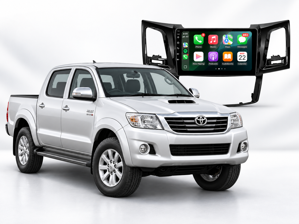 Toyota Hilux N70 with QualityDins head unit