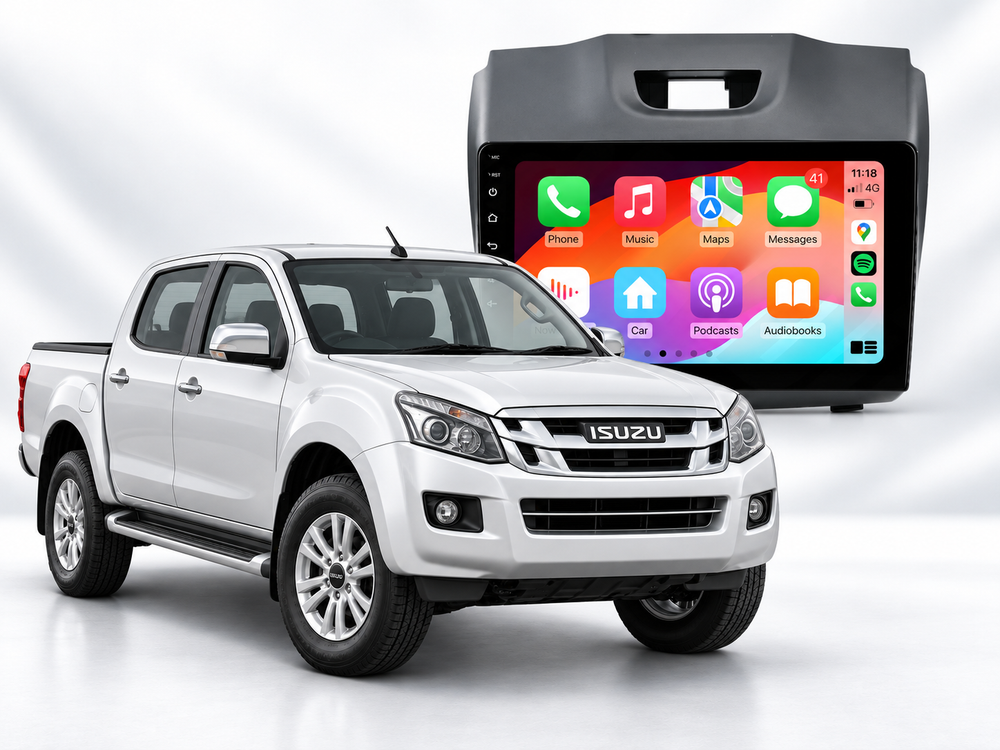 Isuzu D-MAX and MU-X with QualityDins head unit