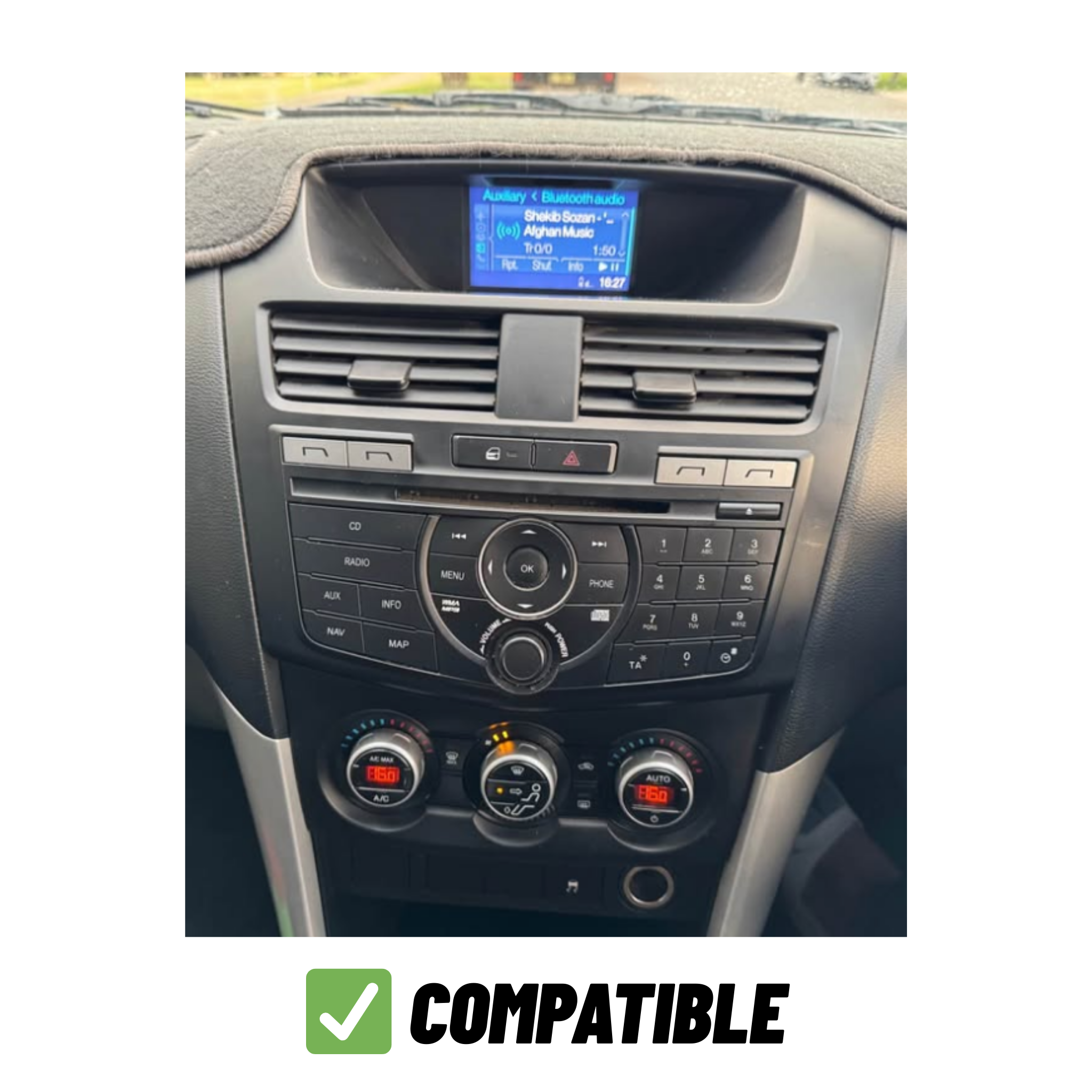 MAZDA BT-50 2012-2017 Apple CarPlay and Android Auto Plug and Plug Head Unit Upgrade Kit