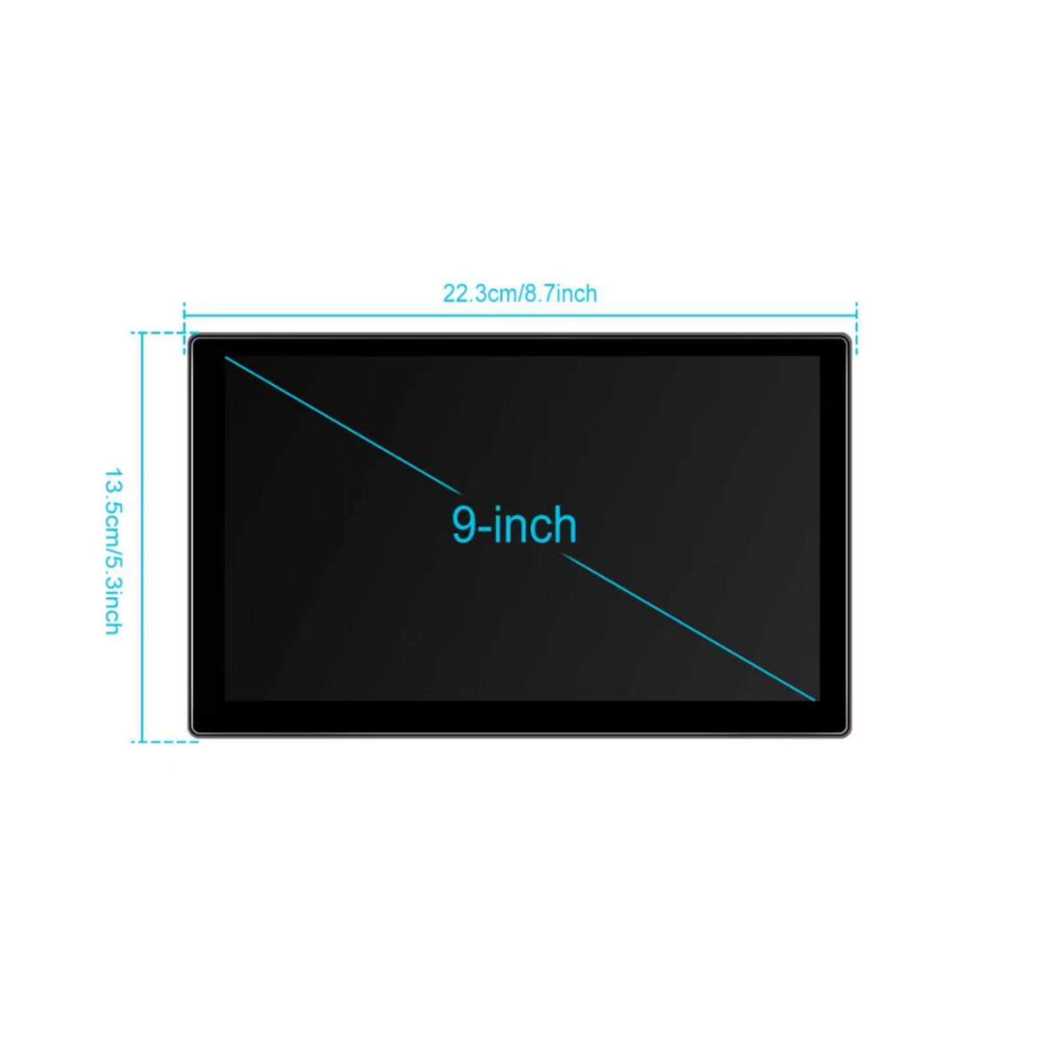 Wireless Apple CarPlay & Android Auto CarTablet (9")