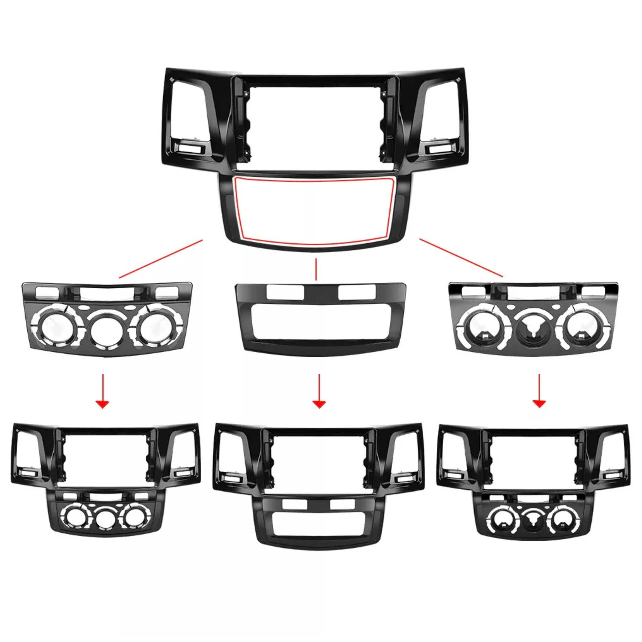 Toyota Hilux N70 2006-2015 | Apple CarPlay & Android Auto Head Unit Upgrade Kit