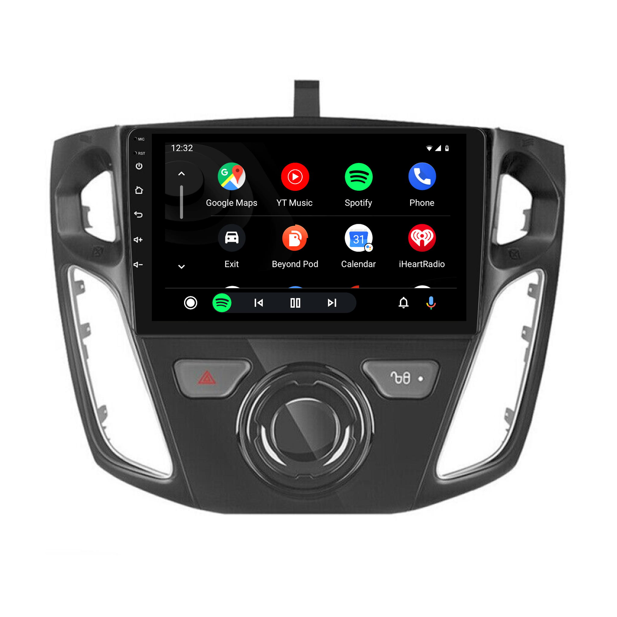 Ford Focus 2012-2017 Apple CarPlay and Android Auto Plug and Plug Head Unit Upgrade Kit