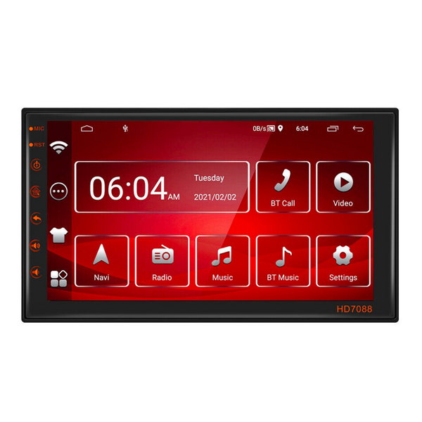 Android & Apple Compatible 7” Touchscreen Head Unit w/ GPS/WIFI/Android 11 OS