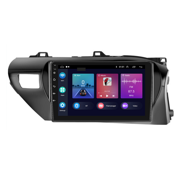 Toyota Hilux SR5 N80 2016-2020 Apple CarPlay and Android Auto Plug and Plug Head Unit Upgrade Kit