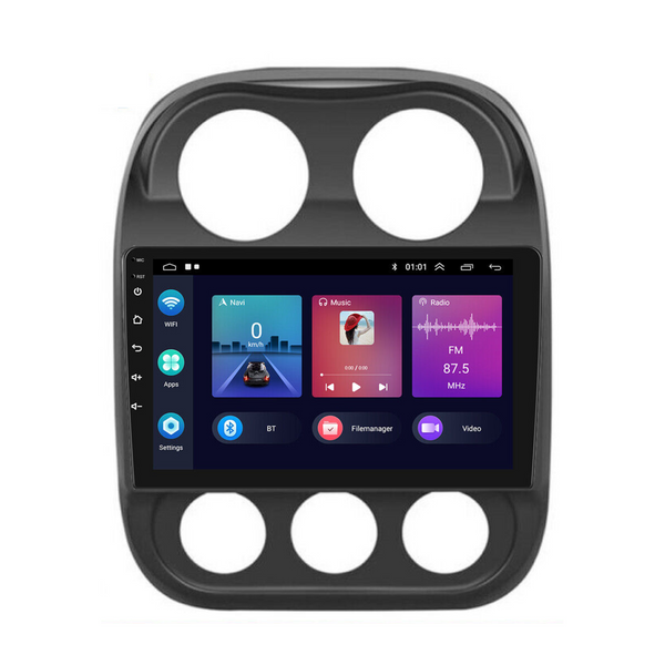 Jeep Patriot & Compass 2009-2016 - Apple CarPlay and Android Auto Plug and Plug Head Unit Upgrade Kit