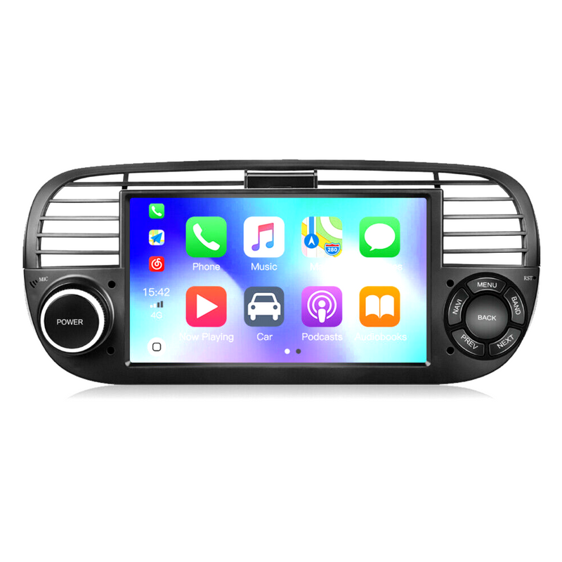 Fiat 500 - 2007-2015 Apple CarPlay and Android Auto Plug and Plug Head