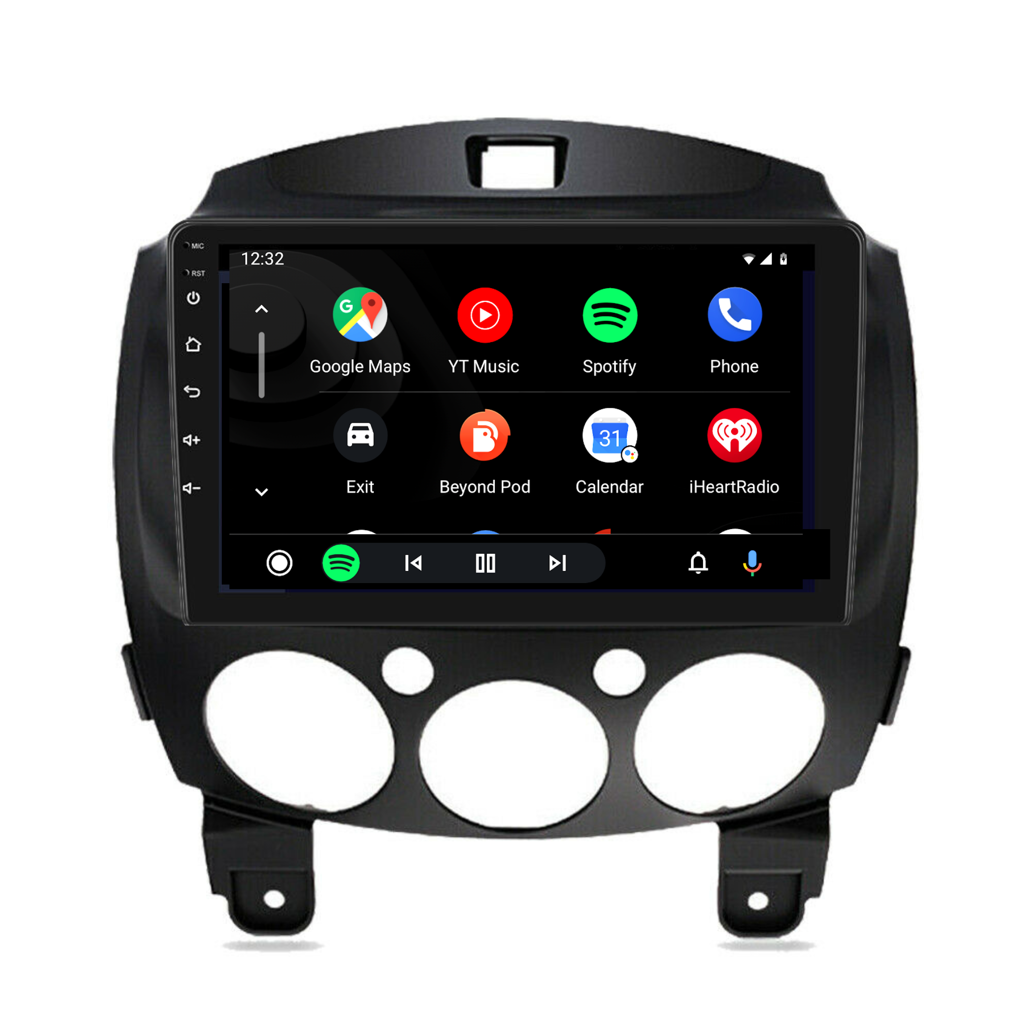 Mazda 2 2007-2013 Apple CarPlay and Android Auto Plug and Plug Head Unit Upgrade Kit