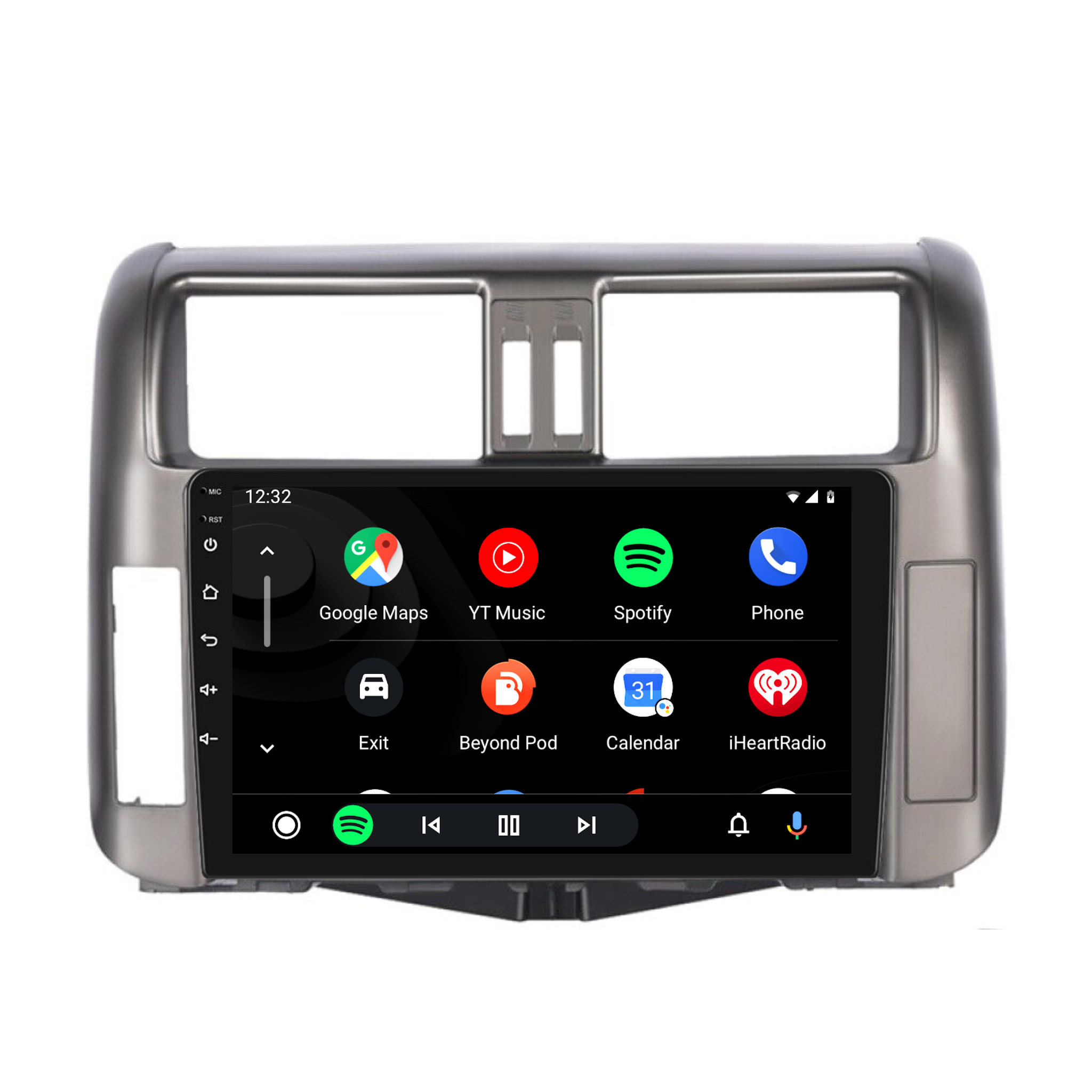 Toyota Prado 2010-2013 Apple CarPlay and Android Auto Plug and Plug Head Unit Upgrade Kit