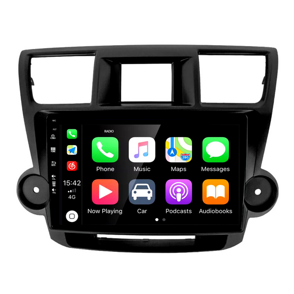 Toyota Kluger Apple CarPlay and Android Auto Plug and Plug Head Unit Upgrade Kit