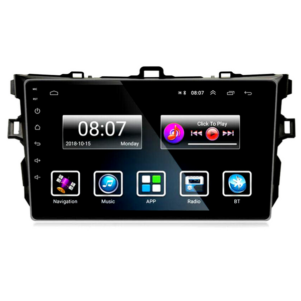 Toyota Corolla (CD VERSION ONLY) 2006 - 2012 Apple CarPlay and Android Auto Plug and Plug Head Unit Upgrade Kit