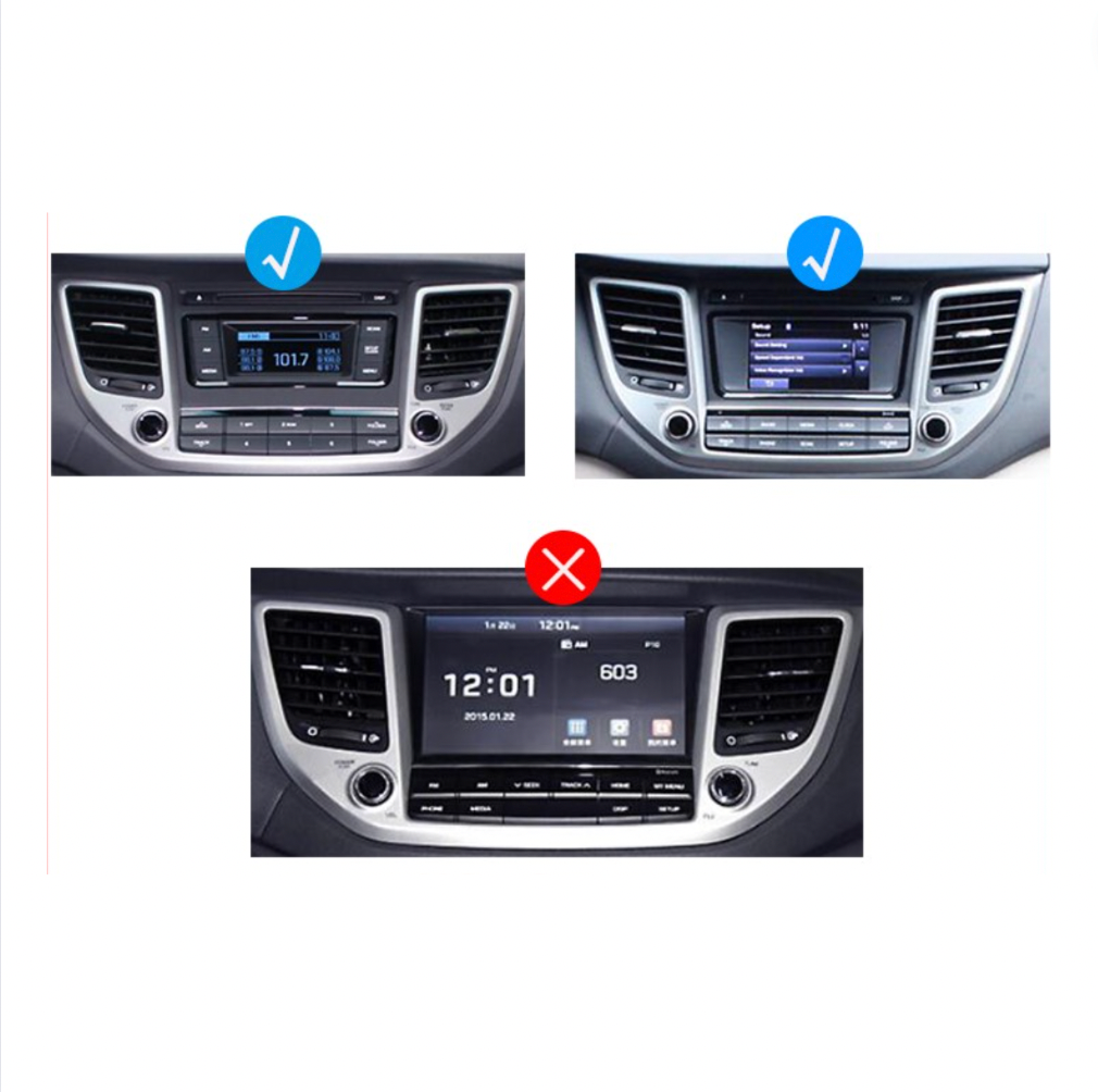 Hyundai Tucson 2015-2018 Apple CarPlay and Android Auto Plug and Plug Head Unit Upgrade Kit